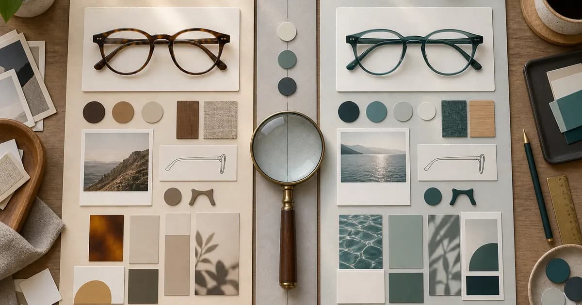Editorial illustration for Comparing theme settings before and after a eyewear update