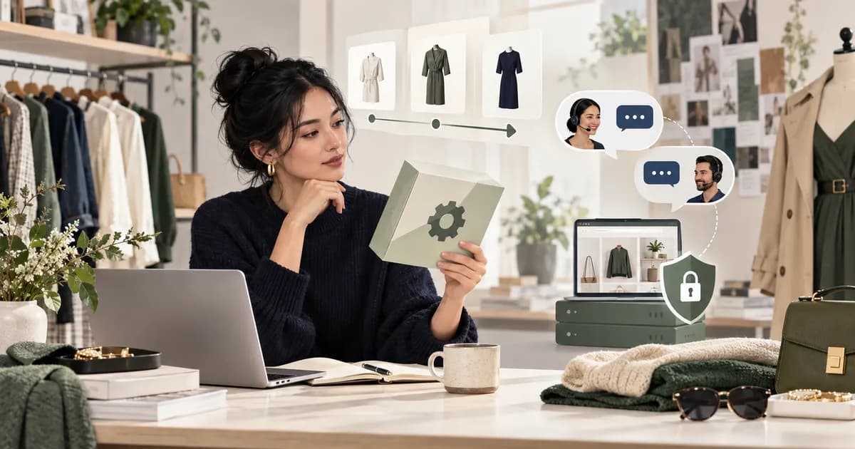 Editorial illustration for Questions to ask a fashion theme vendor about updates