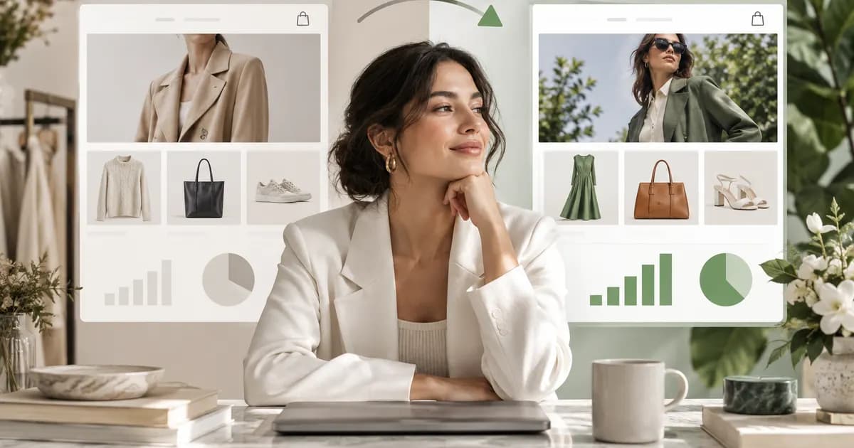 Editorial illustration for Measuring a fashion storefront before and after an app install