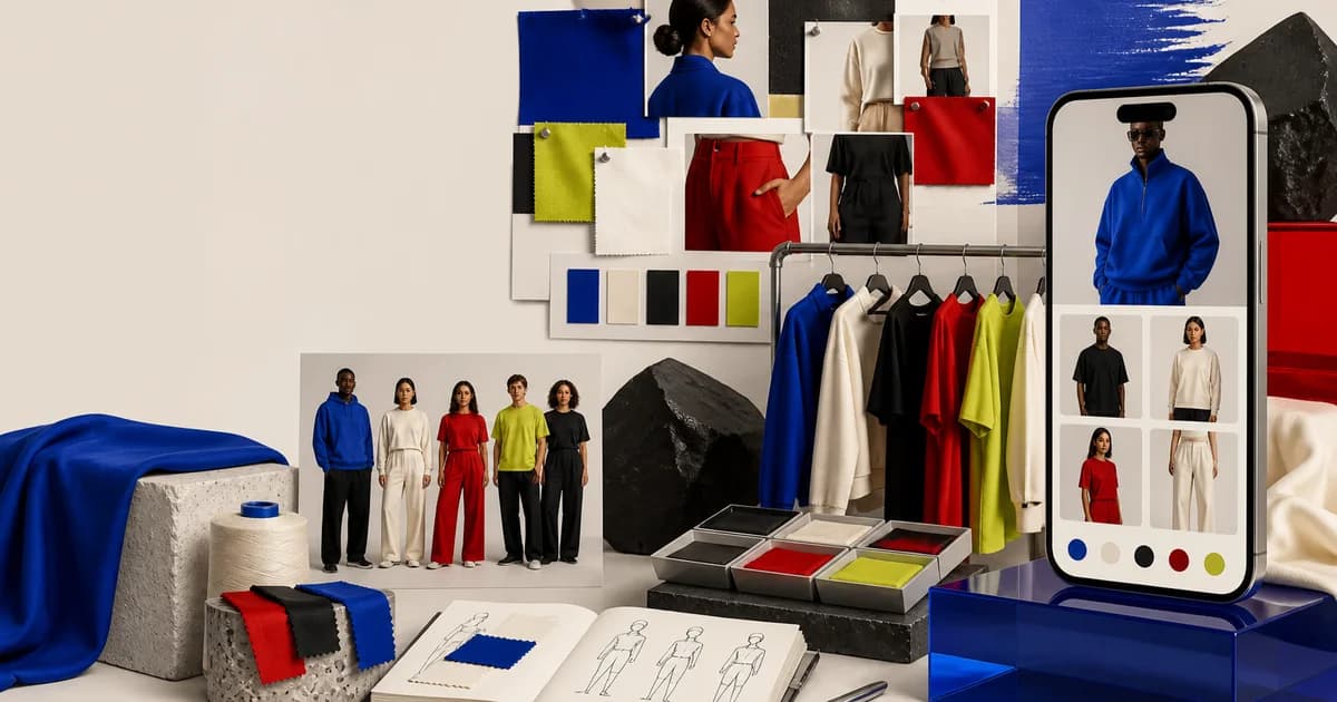 Clothing brand launch plan with samples, sizing, inventory, and exchanges