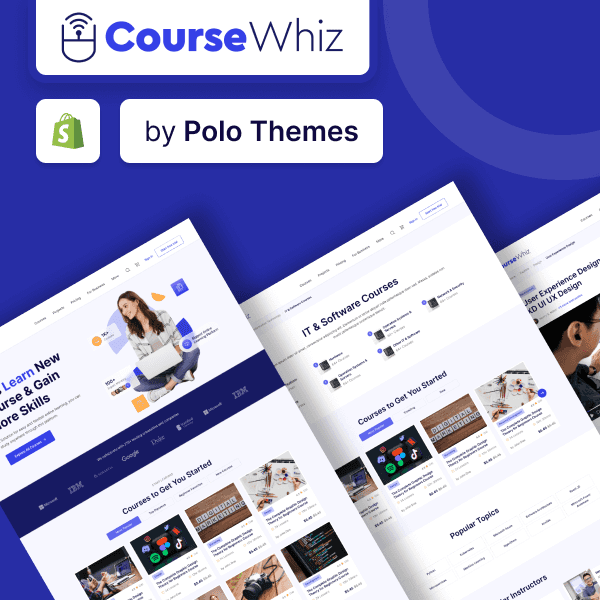 CourseWhiz E-commerce Shopify Theme