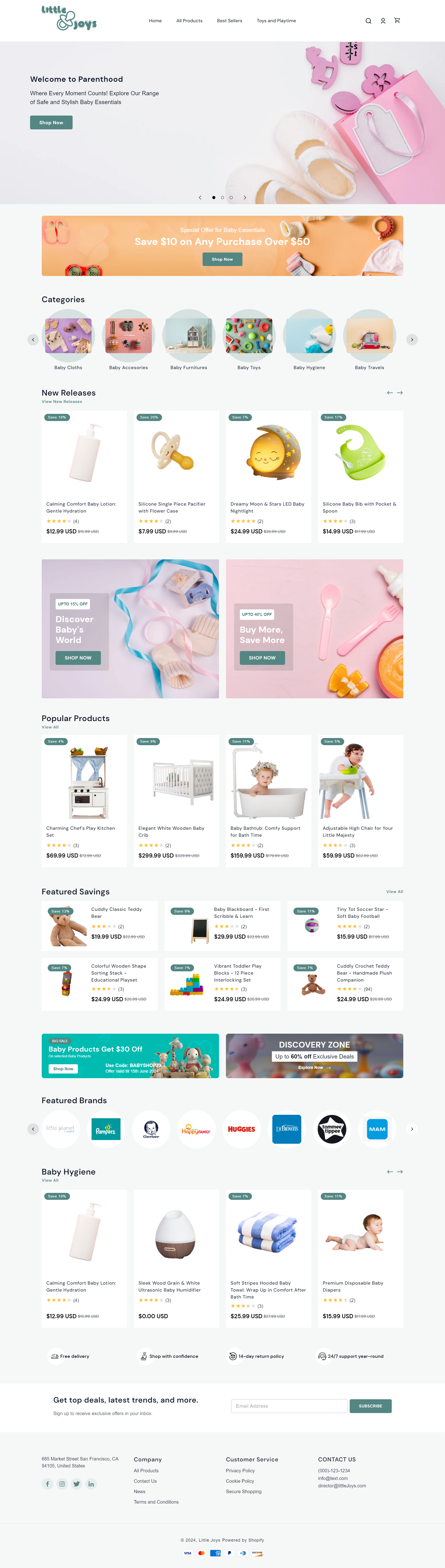 Baby Items Store
