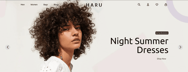 Haru-Fashion Web app